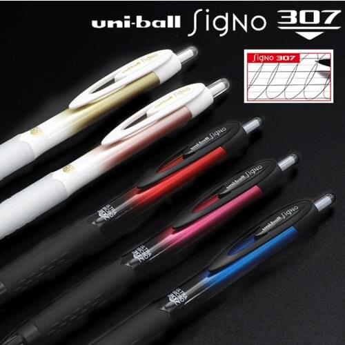 3Pcs/5Pcs Japanese UNI UMN-307 Gradient Color Limited Edition Smooth Gel Pen Students Can Write Smoothly Without Blocking Ink