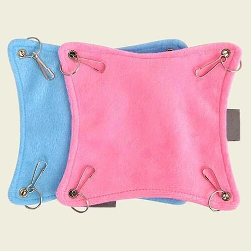 Short Plush Pig Hamster Rabbits Guinea Pigs Small Pets Hammock Warm Toy