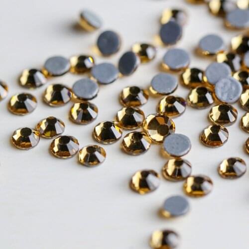 L.C.Tapza Crystal Hot Fix FlatBack Rhinestones Fabric Garment High Quality MCstone Glass