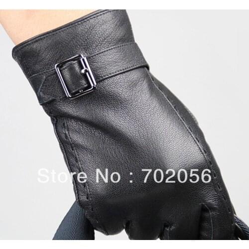 Mens real Leather gloves leather GLOVE gift accessory nice 12pair/lot #3161