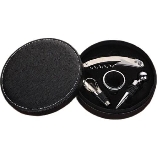 Wine Corkscrew Set sanding knife corkscrew pourer wine stopper wine ring stainless Suitable Bar kitchen party wedding Gift box