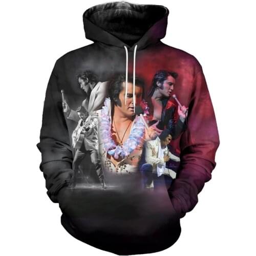 2020 new fashion hoodies women/men 3d printed elvis presley hoodie harajuku autumn streetwear unisex casual tracksuit AS-11