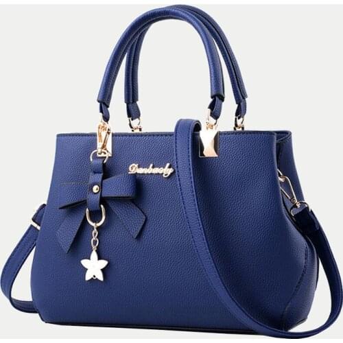 New 2021 Elegant Shoulder Bag for Women Luxury Designer Handbags Female Bags Plum Bowknot Sweet Messenger Crossbody Bag