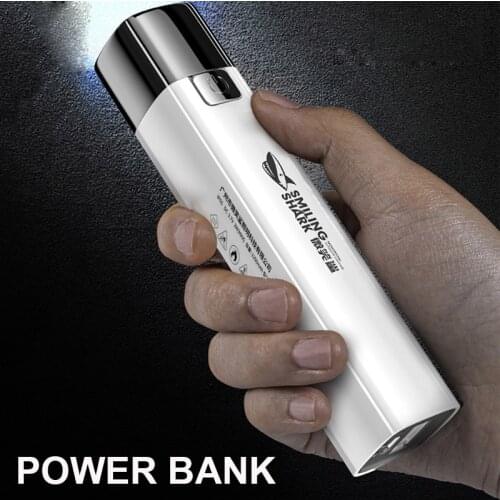 Pocketman Portable USB Rechargeable Flashlight Waterproof Torch Can be Used as Power Banck Pocket Flashlights Mini Torch