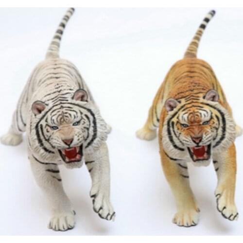 About 52CM 1/6 scale simulation Diecast PVC Lovely Howler Edition 2.0 Asian tiger animal Resin model Kids Toys decoration Gifts