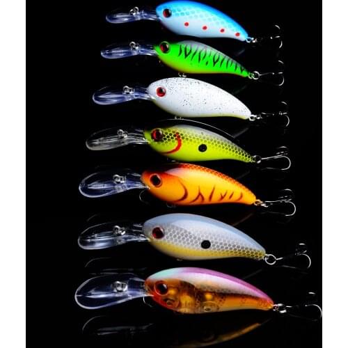 10pcs fishing lures sea trolling minnow artificial Hard bait 10cm 14g Big Wobblers Quick dive bait carp crankbait pesca jerkbait