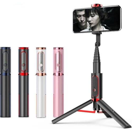 Selfie Stick Wireless Bluetooth Foldable Tripod Expandable Monopod with Remote Control Camera Self-Timer Rod Phone Stabilizer