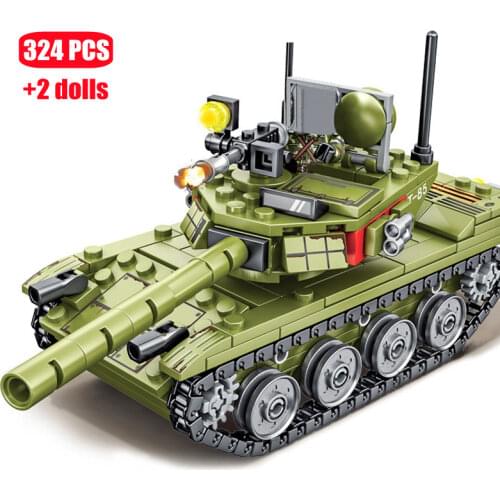 City Creator Reloaded Military 85 Tank Series Model Building Blocks Diy Kit Assemble Improve Intelligence Education Kids Toys