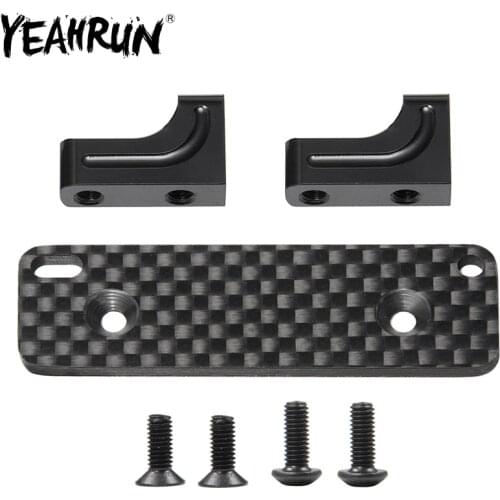 YEAHRUN Servo Mount Aluminum Alloy Servo Fixed Bracket for 1/10 Axial Wraith 90048 RR10 RC Climbing Car Parts