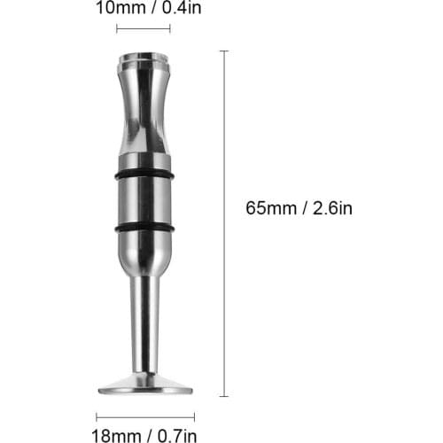 Steel Trumpet Mouthpiece Mouth Strength Trainer Embouchure Training for Trumpet Clarinet Horns Brass Instrument