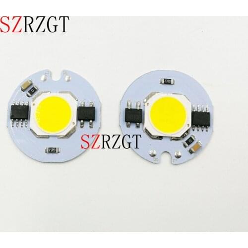 27MM LED Cob Beans Chip AC110V 220V LED Bulb Lamp With Smart IC Driver Bulbs Light 3W 5W 7W 9W Spotlight DIY Outdoor Flood Light