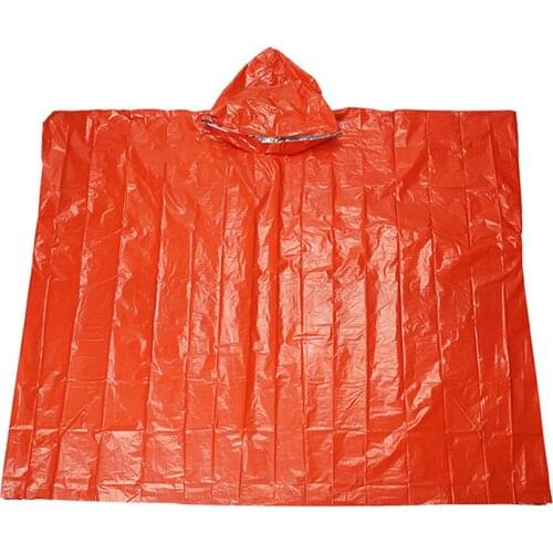 Outdoor Thickened Emergency Raincoat Emergency Thermal And Rainproof Cloak Portable Poncho AT9052