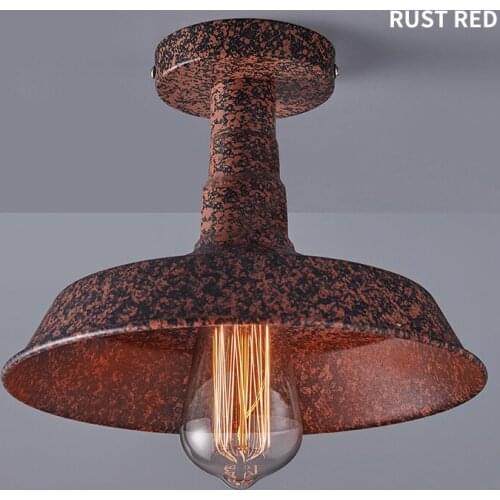 EL 5 color iron ceiling lamp, indoor retro lampshade industrial lamp, outdoor lighting practical ceiling lights