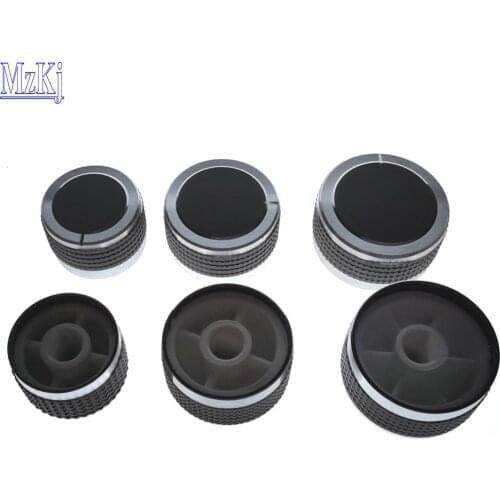 1PCS HOT New Car Audio DVD VCD Navigation Knob Cover Aluminum Alloy Potentiometer Cap Modified Universal 20/23/26*13MM D Shaft