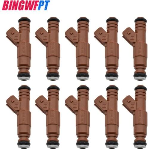 10pcs/Lot Auto Fuel Injectors 42lb EV1 For Volvo C70 S60 S70 S80 V70 XC70 XC90 2.4L 2.5L 2.8L 2.9L 1998-2009 0280155831