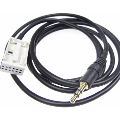 10pcs/lot High Quality 3.5mm male AUX In Cable A4 A3 A6 TT A8 S4 AUDO Audio AUX cable Aux Audio Adapter