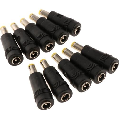 10 Pack Male to Female Terminal Charging Connector, DC Power Male Female Plug Adapter, Power Delivery Adapter without Cable