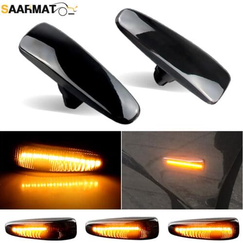 2PCS Turn Signal Lamp LED For Mistubishi Outlander Sport Mirage Sport Lancer Evolution X Light Car Dynamic Side Marker Blinker