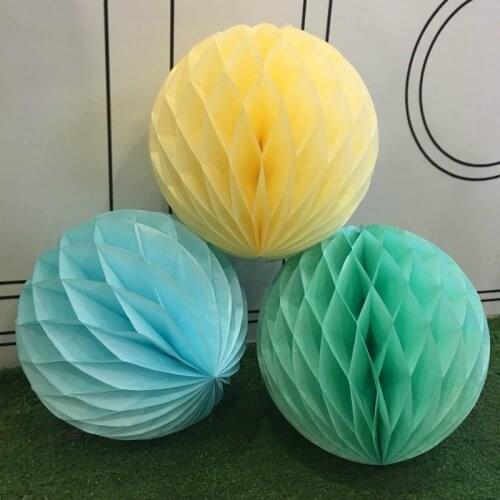 20pcs/Lot 8 '' 20cm Tissue Paper Honeycomb Balls Paper Lantern Party Vintage Wedding Supplies Baby Shower Holiday Supplies