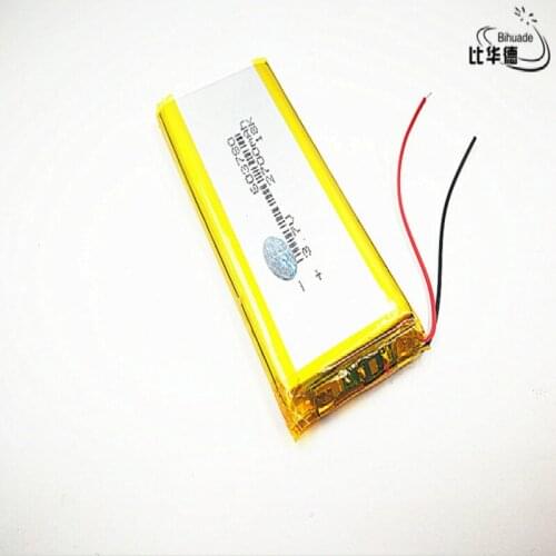 5pcs Liter energy battery Good Qulity 3.7V,2700mAH 603780 Polymer lithium ion / Li-ion battery for tablet pc BANK,GPS,mp3,mp4