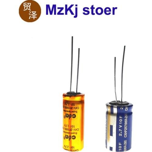 5PCS Hot New 2.7V 10F Taiwan CDA Super Capacitor 2.7V10F 2.7V/10F