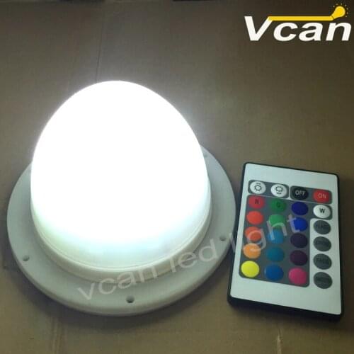 6PCS DHL Free Shipping 38LEDS Super Bright Waterproof IP68 Battery Powered Led Light Base VC-L120
