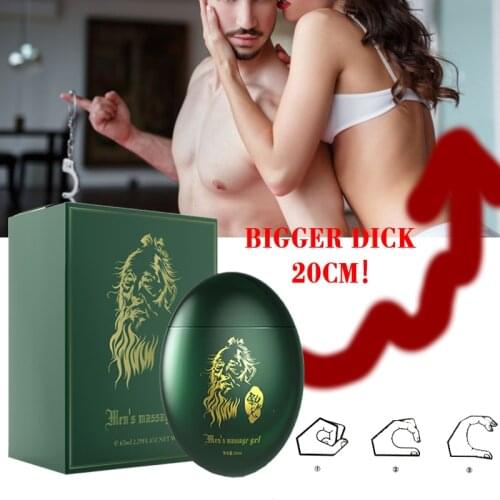 65ML Penis Enlargement Growth Man Big Cock Enlargement Cream Cock Erection Enhancement Male Health Care Enlargement Massage Oil