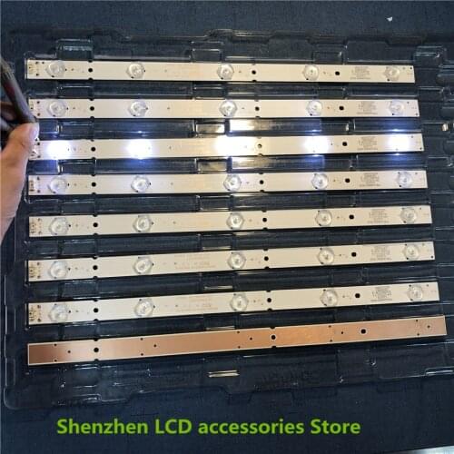 8pieces/lot for Skyworth 50E3500 50V6E U50 50U2 backlight bar 5800-W40000-3P00/2P00/1P00 VER0.0 1piece=5LED*3V*38.3CM 100%NEW