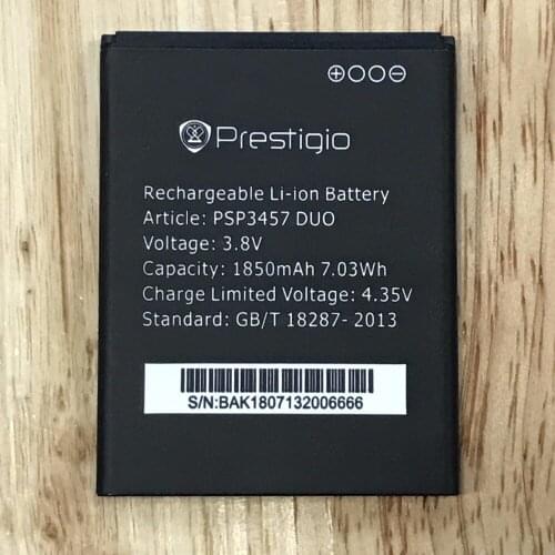 10PCS MLLSE 1850mAh PSP3457 Battery For Prestigio Wize F3 PSP3457 DUO PSP3457 Mobile Phone