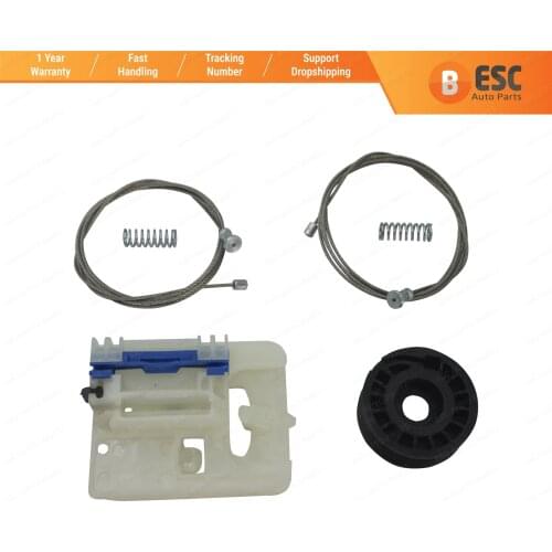 ESC EWR5226 Window Regulator Repair Kit Front Left 00520691630 for Fiat Tipo MK2 Egea