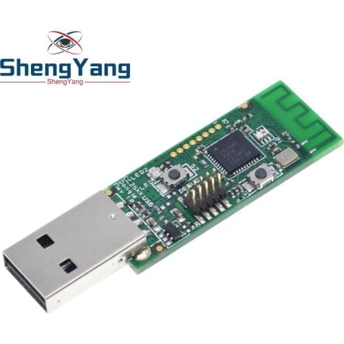Wireless I/O IO Ports CC2540 Bluetooth 4.0 BLE Adapter USB Protocol Analysis BTool Packet Sniffer Board Debug Pin 1Mbps Module