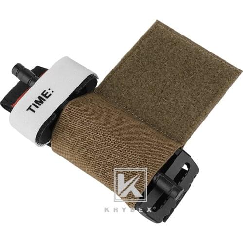 KRYDEX Spiritus Style Outdoor Tools Pouch 3" Hook & Loop Elastic Secure Tools Storage Holder For NATO Style CB