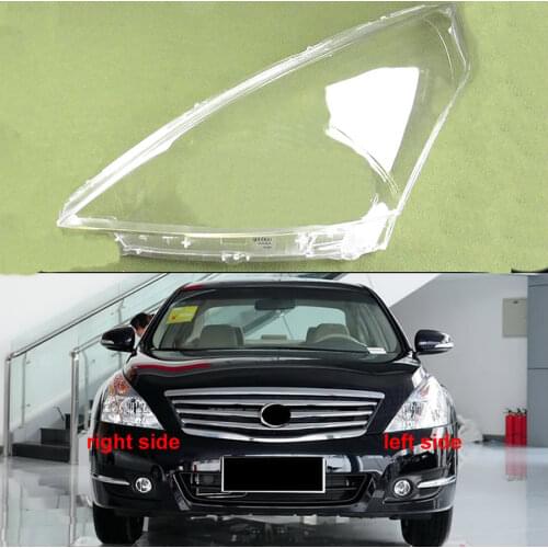 For Nissan Teana 2008 2009 2010 Headlights Cover Headlights Shell Mask Transparent Cover Lampshdade Headlamp Shell