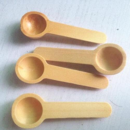 Hot Small Mini Wooden Spoons For Kids Honey Kitchen Using Condiment Spoon 7.5*1.3cm F20173965