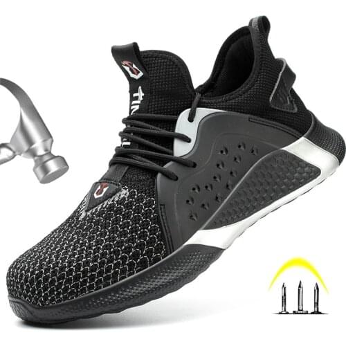 Summer fashion breathable, anti - hit anti - puncture, safety protective shoes