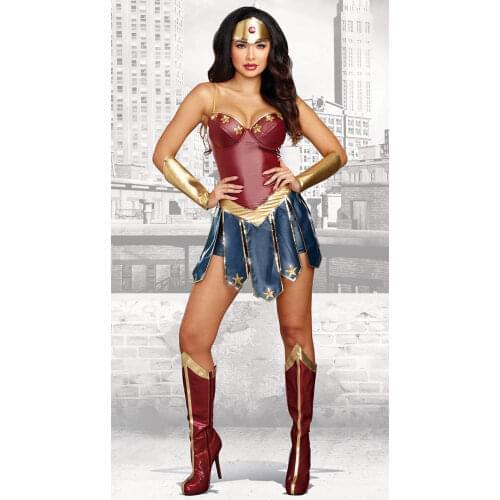 Halloween Prince Diana Outfit Costume Movie Justice Wonder League Women Superhero Cosplay Fancy Dress Size S-3XL