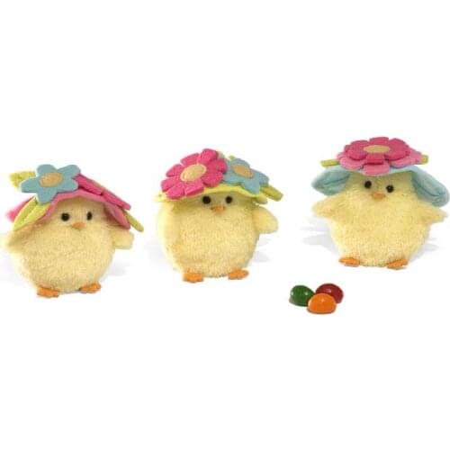 Easter Little Chick Chicken Hen Stuffed Animal Toy Soft Doll, with Animal Sound