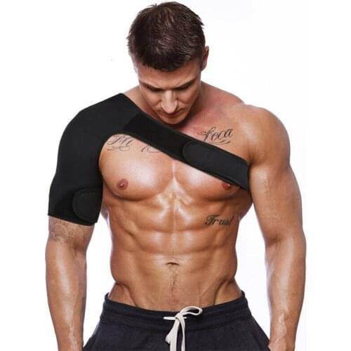 1PCS Back Support Brace Adjustable Bandage Protector Reinforced Functional-training-equipment Single Shoulder Strap Sports Care