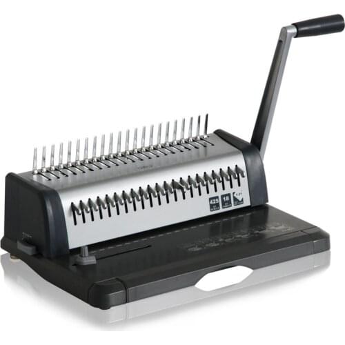 Comb Binding Machine Clip Aprons For Finance Office Manual Punching Draw Knife Free Hole Adjustment Document Binding Tools