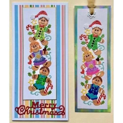 Merry Christmas Gingerbread Man Metal Cutting Dies DIY Crafts Scrapbooking Card Album Photo Making Embossing Supplies 2020