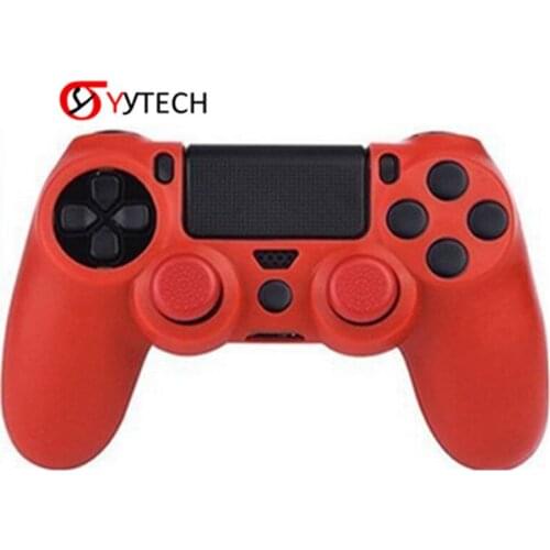 Silicone Game Controller Rubber Soft Gamepads Skin Grips Covers Cases for PS4
