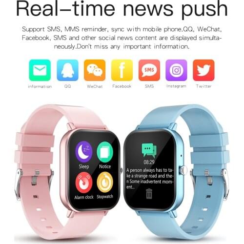 V6 Smart Watch Temperature IP67 Waterproof Full Touch Fitness Tracker Heart Rate Monitor Blood purchase Women Men Smartwatch