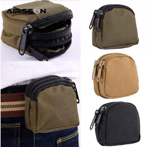 MOLLE Tactical EDC Pouch Portable Key Wallet Holder Multifunctional Waist Belt Bag Coin Purse Pouch Outdoor Sports Accessory Bag
