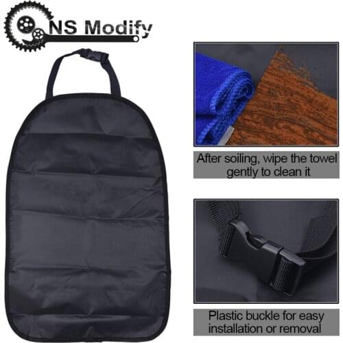 Waterproof Universal Auto Seat Back Back Cover Protectors Car Seat Back Scuff Dirt Protect Cover For Child Baby Kid Kick Mat Pad