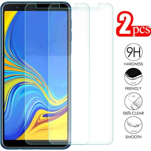 2pcs protective glass For Samsung Galaxy a6 a8 j4 j6 plus a7 a5 a9 2018 screen protector on the samsun j 4 6 a 7 8 tempered Glas
