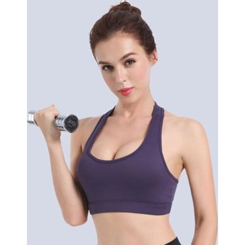 2020 Women Gym Push Up Top Deportivo Mujer Quick Dry Bra Seamless Sports Women Fitness Top Yoga Bra For Cup A-D Running 3 colors