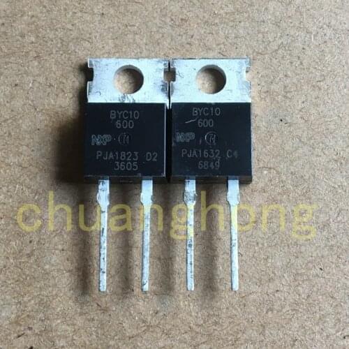 1pcs/lot BYC10-600 original packing new Rectifier diode TO-220-2 BYC10