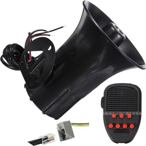 12V 50W 7 Sound 300db Tone Wehicle FreeShipping Boat Car Motor Motorcycle Van Truck Siren Loud Horn Auto Speaker Alarm