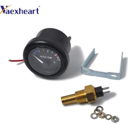 2"(52mm) Marine Water Temperature Gauge for Boat Temp Meter 10-120℃ with 120 NPT3/8 Sensor