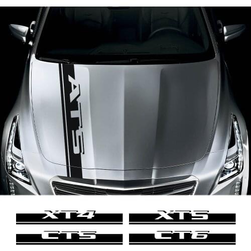 Car Sticker For Cadillac ATS CTS Escalade BLS CT4 CT5 CT6 EXT STS SLS SLR XLR XT4 XT5 XT6 XTS Car Accessories Hood Bonnet Decals